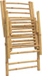 vidaXL - Tuinstoelen - 2 - st - inklapbaar - met - kussens - bamboe
