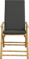 vidaXL - Tuinstoelen - 2 - st - inklapbaar - met - kussens - bamboe