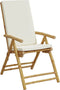 vidaXL - Tuinstoelen - 2 - st - inklapbaar - met - kussens - bamboe