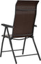 vidaXL - Tuinstoelen - 2 - st - inklapbaar - poly - rattan - bruin