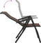 vidaXL - Tuinstoelen - 2 - st - inklapbaar - poly - rattan - bruin