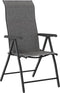 vidaXL - Tuinstoelen - 2 - st - inklapbaar - poly - rattan - grijs