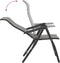 vidaXL - Tuinstoelen - 2 - st - inklapbaar - poly - rattan - grijs
