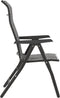 vidaXL - Tuinstoelen - 2 - st - inklapbaar - poly - rattan - grijs