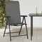 vidaXL - Tuinstoelen - 2 - st - inklapbaar - poly - rattan - grijs