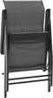 vidaXL - Tuinstoelen - 2 - st - inklapbaar - poly - rattan - grijs