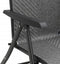 vidaXL - Tuinstoelen - 2 - st - inklapbaar - poly - rattan - grijs