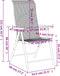 vidaXL - Tuinstoelen - 2 - st - inklapbaar - poly - rattan - grijs