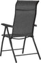 vidaXL - Tuinstoelen - 2 - st - inklapbaar - poly - rattan - grijs