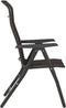 vidaXL - Tuinstoelen - 2 - st - inklapbaar - poly - rattan - zwarte - koffiekleur