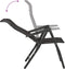 vidaXL - Tuinstoelen - 2 - st - inklapbaar - poly - rattan - zwarte - koffiekleur