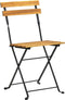 vidaXL - Tuinstoelen - 2 - st - inklapbaar - staal - en - massief - acaciahout