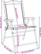 vidaXL - Tuinstoelen - 2 - st - inklapbaar - staal - en - textileen - gemêleerd - grijs