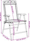 vidaXL - Tuinstoelen - 2 - st - inklapbaar - staal - en - textileen - gemêleerd - grijs