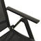 vidaXL - Tuinstoelen - 2 - st - inklapbaar - textileen - aluminium - zwart