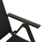 vidaXL - Tuinstoelen - 2 - st - inklapbaar - textileen - aluminium - zwart