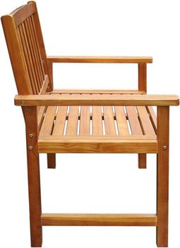 vidaXL - Tuinstoelen - 2 - st - massief - acaciahout - bruin