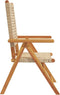 vidaXL - Tuinstoelen - 2 - st - massief - acaciahout - en - poly - rattan - beige