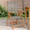 vidaXL - Tuinstoelen - 2 - st - massief - acaciahout - en - poly - rattan - grijs