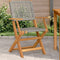 vidaXL - Tuinstoelen - 2 - st - massief - acaciahout - en - poly - rattan - grijs