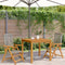 vidaXL - Tuinstoelen - 2 - st - massief - acaciahout - en - poly - rattan - grijs