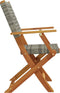 vidaXL - Tuinstoelen - 2 - st - massief - acaciahout - en - poly - rattan - grijs