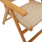 vidaXL - Tuinstoelen - 2 - st - massief - acaciahout - en - poly - rattan - beige