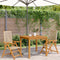 vidaXL - Tuinstoelen - 2 - st - massief - acaciahout - en - poly - rattan - beige