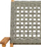 vidaXL - Tuinstoelen - 2 - st - massief - acaciahout - en - poly - rattan - grijs