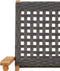 vidaXL - Tuinstoelen - 2 - st - massief - acaciahout - en - poly - rattan - zwart