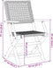 vidaXL - Tuinstoelen - 2 - st - massief - acaciahout - en - poly - rattan - beige