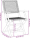 vidaXL - Tuinstoelen - 2 - st - massief - acaciahout - en - poly - rattan - grijs