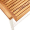 vidaXL - Tuinstoelen - 2 - st - massief - acaciahout - en - roestvrij - staal