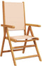 vidaXL - Tuinstoelen - 2 - st - massief - acaciahout - en - stof - beige
