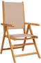 vidaXL - Tuinstoelen - 2 - st - massief - acaciahout - en - stof - taupe