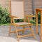 vidaXL - Tuinstoelen - 2 - st - massief - acaciahout - en - stof - taupe