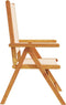 vidaXL - Tuinstoelen - 2 - st - massief - acaciahout - en - stof - beige