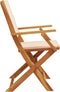 vidaXL - Tuinstoelen - 2 - st - massief - acaciahout - en - stof - beige