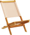 vidaXL - Tuinstoelen - 2 - st - massief - acaciahout - en - stof - beige