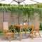 vidaXL - Tuinstoelen - 2 - st - massief - acaciahout - en - stof - taupe