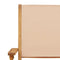 vidaXL - Tuinstoelen - 2 - st - massief - acaciahout - en - stof - beige