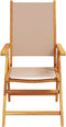 vidaXL - Tuinstoelen - 2 - st - massief - acaciahout - en - stof - taupe
