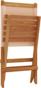 vidaXL - Tuinstoelen - 2 - st - massief - acaciahout - en - stof - beige