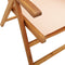 vidaXL - Tuinstoelen - 2 - st - massief - acaciahout - en - stof - beige