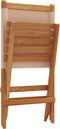 vidaXL - Tuinstoelen - 2 - st - massief - acaciahout - en - stof - taupe