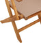 vidaXL - Tuinstoelen - 2 - st - massief - acaciahout - en - stof - taupe