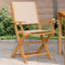 vidaXL - Tuinstoelen - 2 - st - massief - acaciahout - en - stof - beige