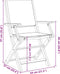 vidaXL - Tuinstoelen - 2 - st - massief - acaciahout - en - stof - taupe