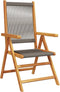 vidaXL - Tuinstoelen - 2 - st - massief - acaciahout - en - polypropeen - grijs