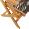 vidaXL - Tuinstoelen - 2 - st - massief - acaciahout - en - polypropeen - zwart
